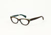 NWT - Green & Brown MORGENTHAL FREDERICS "Ingrid" Cat Eye Glasses