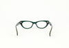 NWT - Green & Brown MORGENTHAL FREDERICS "Ingrid" Cat Eye Glasses