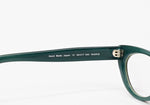NWT - Green & Brown MORGENTHAL FREDERICS "Ingrid" Cat Eye Glasses