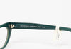 NWT - Green & Brown MORGENTHAL FREDERICS "Ingrid" Cat Eye Glasses