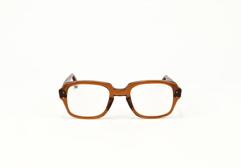 Vintage 50s/60s Brown USS Military Issue Retro Glasses
