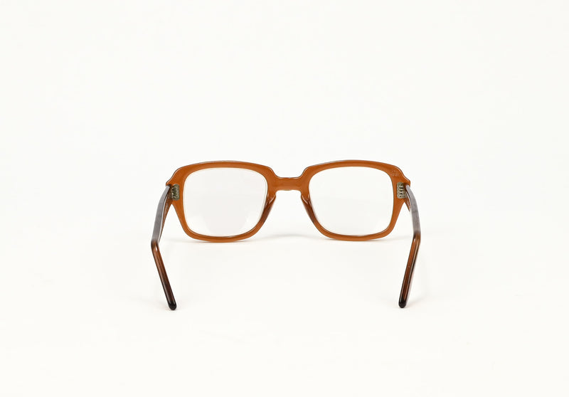 Vintage 50s/60s Brown USS Military Issue Retro Glasses