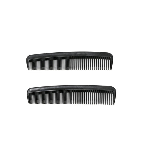 Vintage 50s Black Pair of Unbreakable 5" Pocket Combs