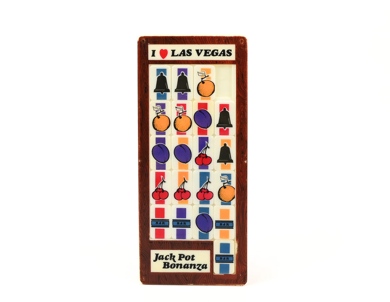 Vintage 1984 G & G Mfg. I LOVE LAS VEGAS Jack Pot Bonanza Handheld Puzzle Game