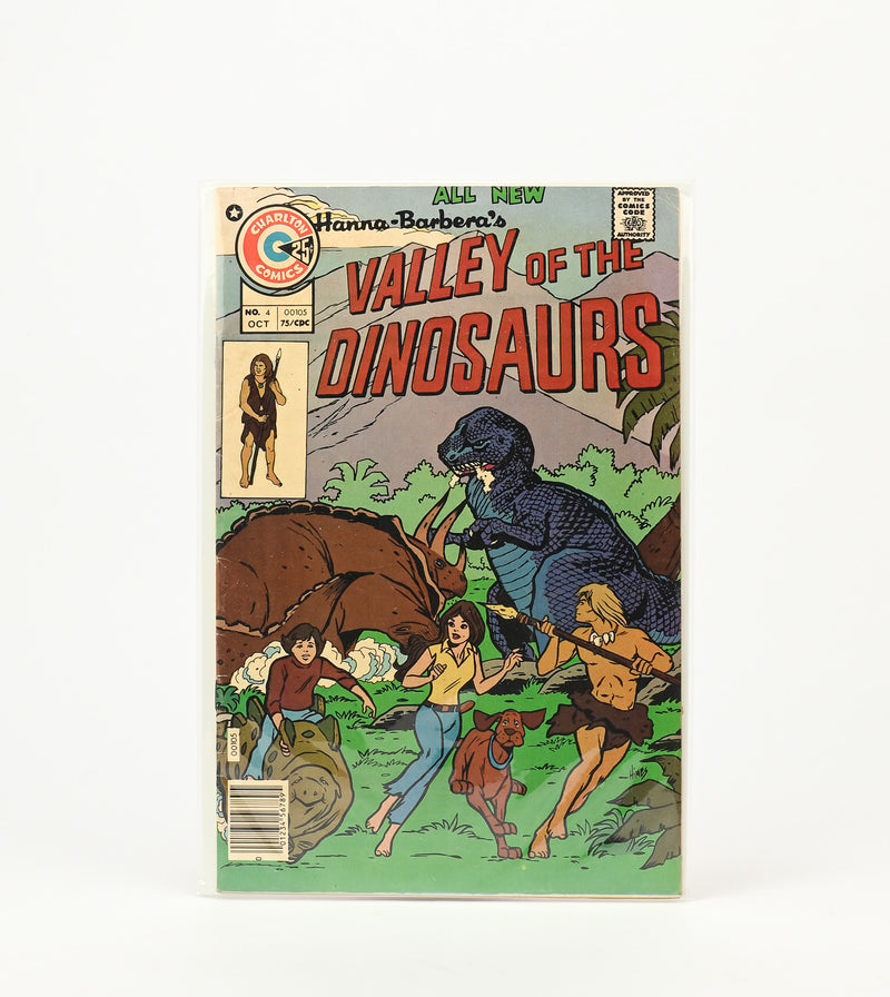 Oct. 1975 Edition - VALLEY OF DINOSAURS #4 - Comic Magazine
