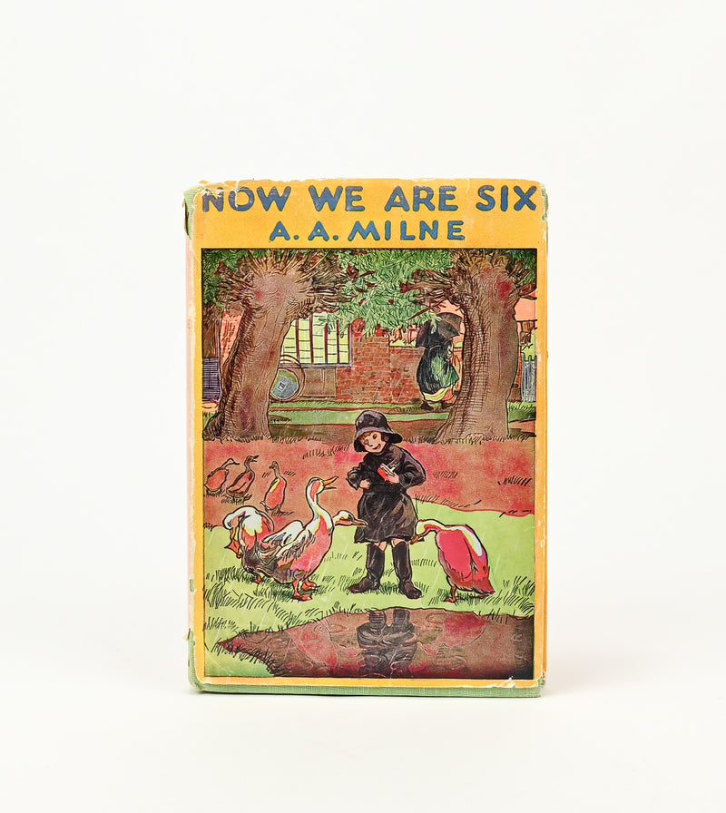 Aug. 1950 Edition - NOW WE ARE SIX - A. A. Milne - Poetry Hardback Book