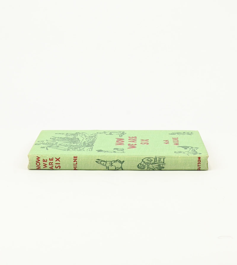 Aug. 1950 Edition - NOW WE ARE SIX - A. A. Milne - Poetry Hardback Book