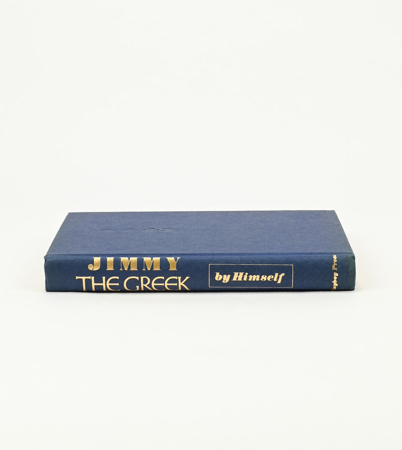1975 Edition - JIMMY THE GREEK - By Himself - Hardback Book