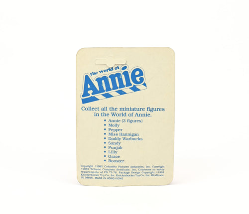DEADSTOCK -  Vintage 1982 THE WORLD OF ANNIE MINIATURES - Rooster