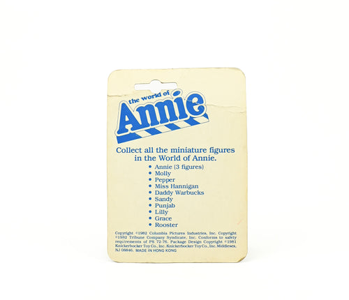 DEADSTOCK - Vintage 1982 THE WORLD OF ANNIE MINIATURES - Lilly