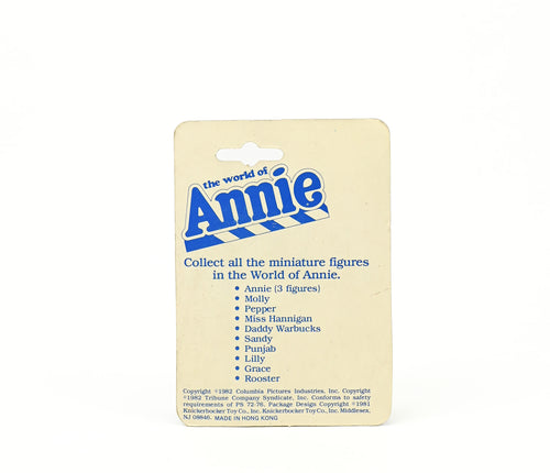 DEADSTOCK - Vintage 1982 THE WORLD OF ANNIE MINIATURES - Daddy Warbucks