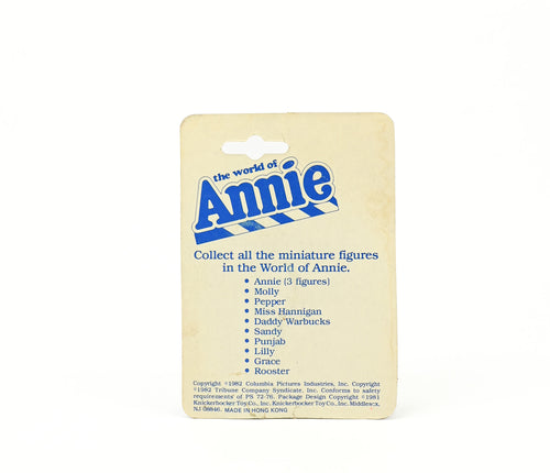 DEADSTOCK - Vintage 1982 THE WORLD OF ANNIE MINIATURES - Miss Hannigan