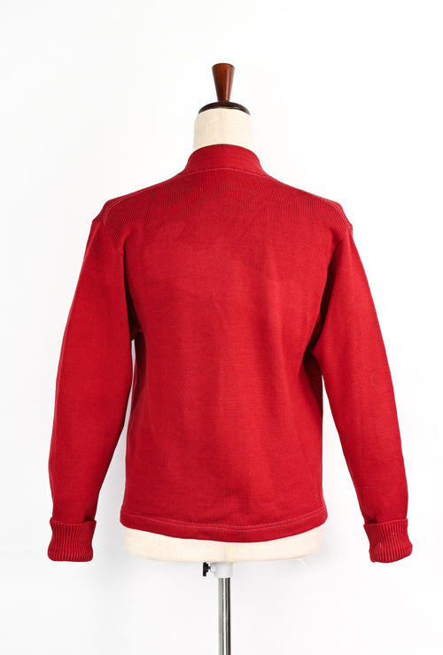 Vintage 60's Red UNBRANDED Cardigan Sweater