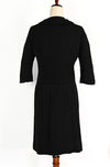 EXTREMELY RARE Vintage 40s/50s Black Crepe JACQUES FATH Dress and Jacket Set