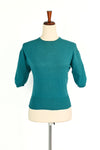 RARE Vintage 50s Teal JANTZEN Pullover Sweater - 38