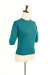 RARE Vintage 50s Teal JANTZEN Pullover Sweater - 38