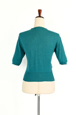 RARE Vintage 50s Teal JANTZEN Pullover Sweater - 38