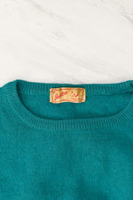 RARE Vintage 50s Teal JANTZEN Pullover Sweater - 38