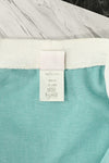 DEADSTOCK - Vintage 80s Turquoise G.W. Division of Graff Padded Shoulder Cardigan Sweater - XL