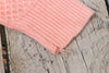 Girl's Vintage 100% Turbo Acrylic Fiber Pink Knitted Cardigan Sweater