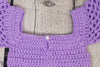 ヴィンテージパープルニット幼児セータードレス