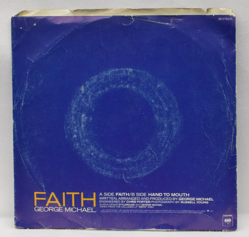 Columbia Records 1987 - George Michael: Faith - 45 RPM 7" レコード