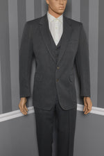Men's Vintage JCPenney Comfort Suited Separates Grey 3 Piece Suit - 42R