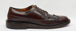 Men's Vintage JCPenney Brown Textured Leather Wingtip Oxford Shoes - 9 B