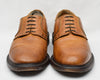 Men's Vintage Alfred Sargent Brown Grain Textured Leather England Made Oxford Dress Shoes - 8-1/2