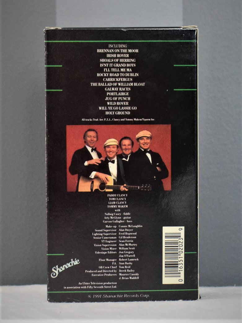 The Clancy Brothers & Tommy Makem Reunion Concert 1994 Shanachie Entertainment Corp. VHS