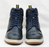 Dr. Martens "Rigal" Blue Leather Lace Up High Top Sneaker Ankle Boots