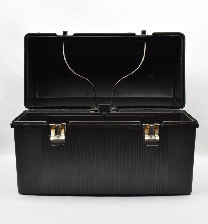 Vintage Thermos Black Plastic Dome Lunch Box Pail