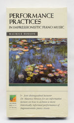 NEW/SEALED 印象派ピアノ音楽の演奏練習 1995 Alfred Publishing Co VHS