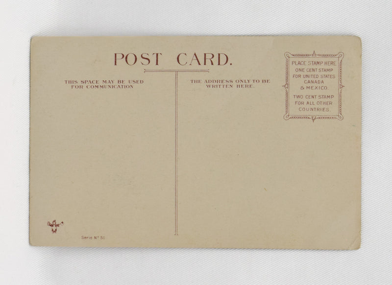 ヴィンテージ マーサ・ステュアー 1909年 「あなたが二度と戻ってこなくても構わない」 ポストカード