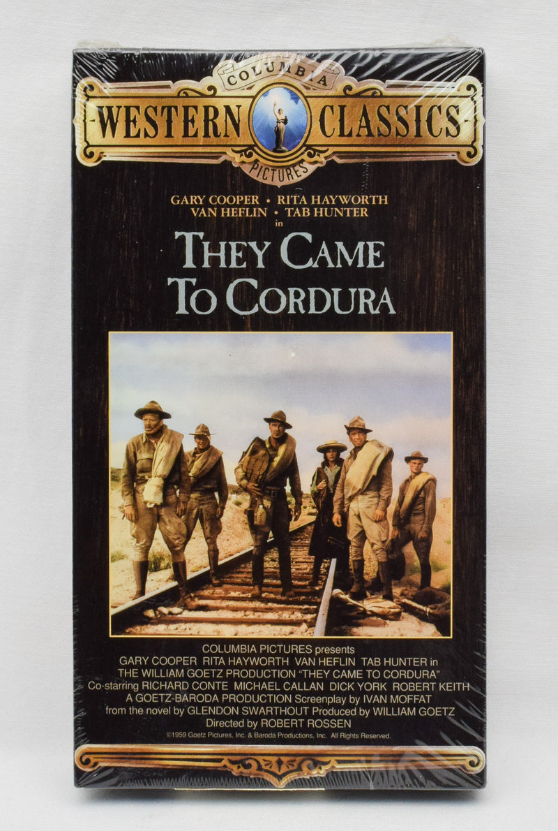 NEW/SEALED They Came to Cordura Western Classic 1991 RCA/Columbia Pictures VHS