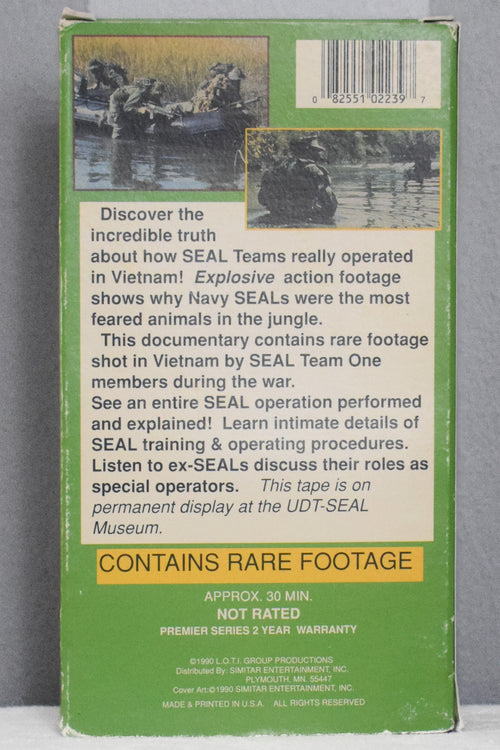 ベトナム ネイビー シールズ: ザ リアル ストーリー 1990 LOTI Group Productions ドキュメンタリー VHS