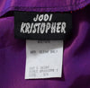 Women's Vintage Jodi Kristopher Purple Metallic Maxi Skirt - 5/6