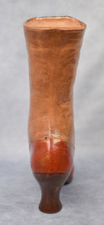 ヴィンテージの女性のビクトリア朝のレースアップ ブーツ セラミック花瓶