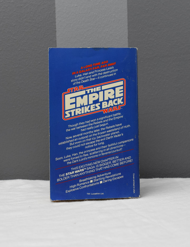1980年 Star Wars The Empire Strikes Back by Donald F. Glut 初版 ペーパーバック 本