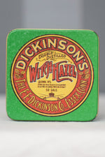 Vintage Bristol Ware Green The E.E. Dickinson Co. Witch Hazel Tin Canister