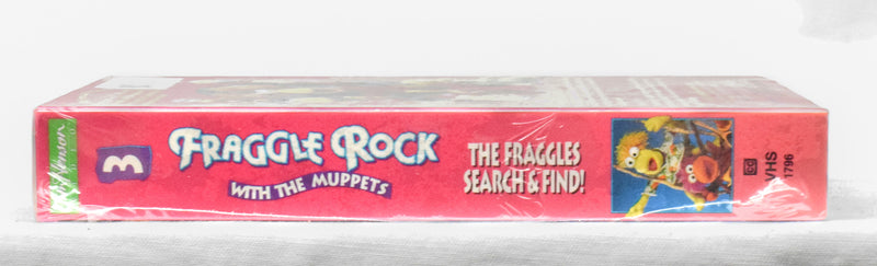 NEW/SEALED Fraggle Rock with the Muppets: 3 The Fraggles Search & Find 1993 Jim Henson Productions VHS