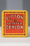 Vintage Bristol Ware Lipton's Finest Ceylon Orange Pekoe Tea Tin Canister