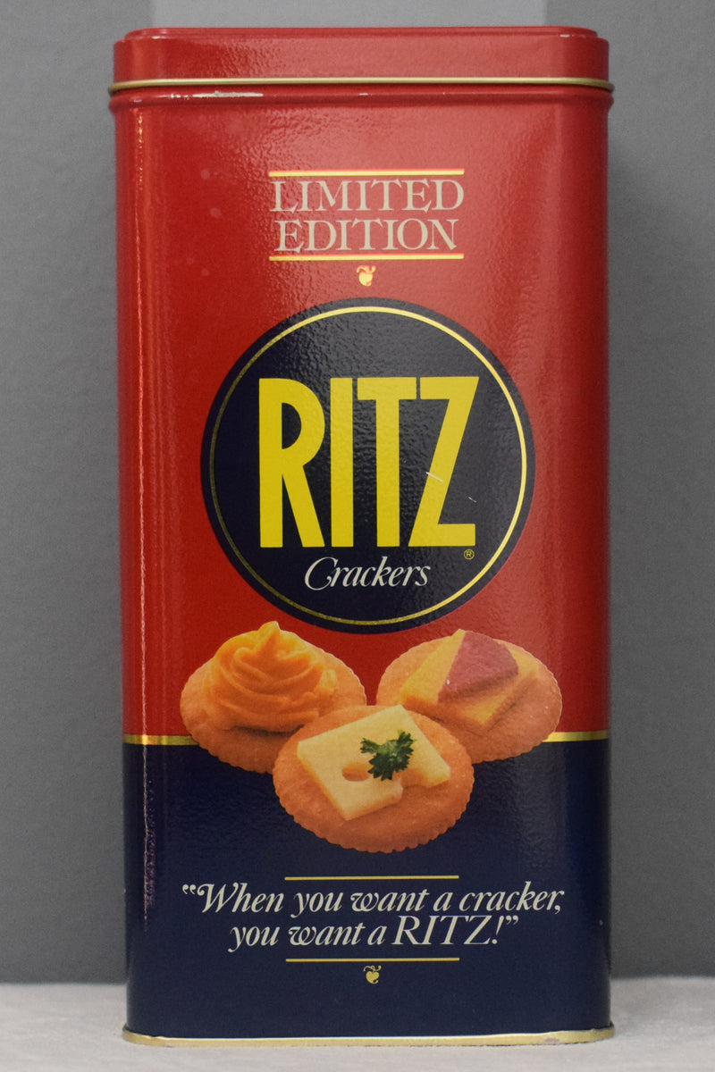 Vintage 1987 Nabisco Ritz Crackers Limited Edition Rectangle Tin Canister