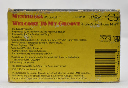 Capitol Records - 1990 Mellow Man Ace: Mentirosa シングル カセットテープ w/紙スリーブ