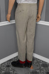 Men's Vintage Orvis Light Gray/Brown Pants - 38