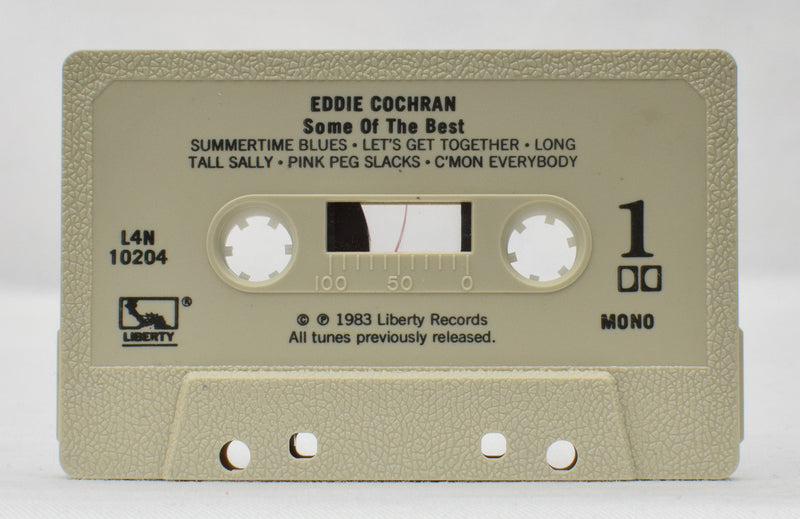 Liberty Records - 1983 Eddie Cochran: Some of the Best カセットテープ