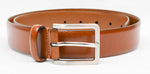 Men's Johnston & Murphy Brown Genuine Leather Belt - 32