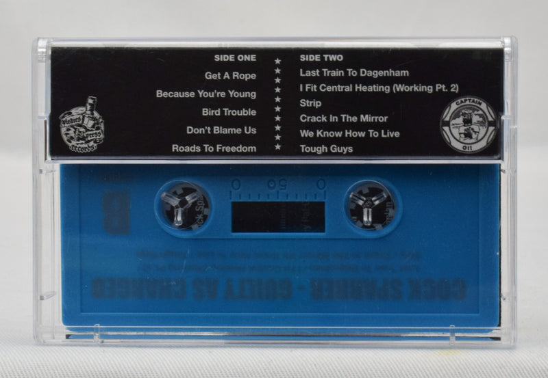 Pirates Press Records 2014 Reissue - Cock Sparrer "Guilty as Charged" Cassette Tape