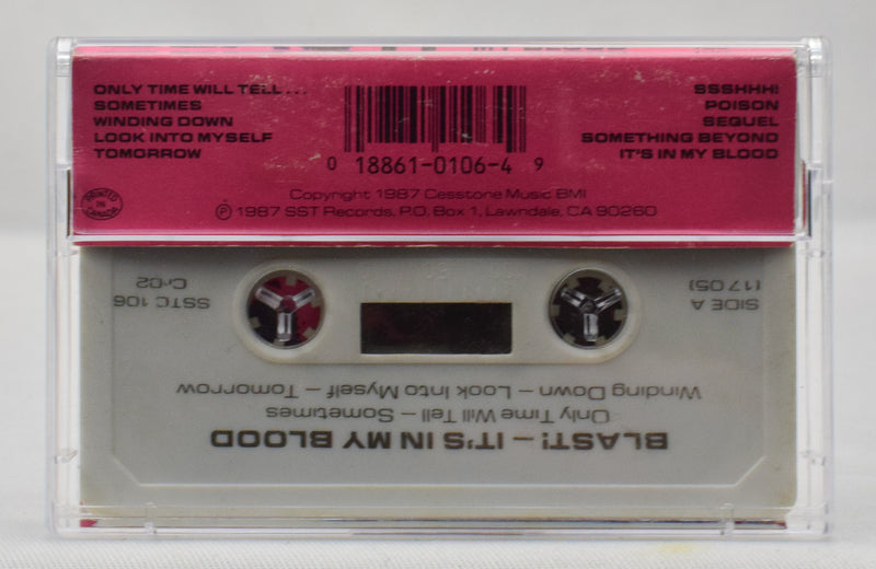 SST レコード - 1987 ブラスト!イッツ・イン・マイ・ブラッド・カセットテープ