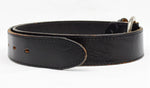 Men's Black Harness Cowhide Leather Belt